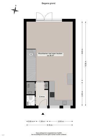 Floorplan - De Hartakker 6, 9761 DE Eelde